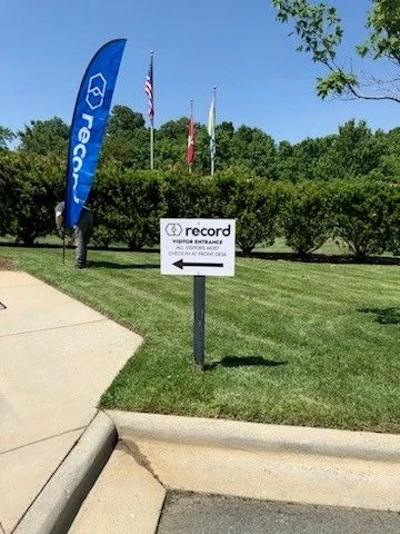 Can your parking lot be a little difficult to navigate?  Directional signage can help get your guests & deliveries to the right place.