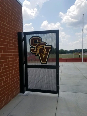 Did you know we could do this too? Dimensional Letters on a local High School entrance lets everyone know just whose field this is!