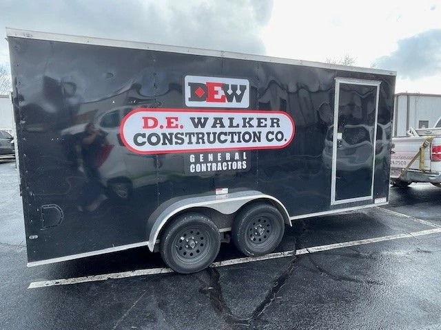 Yes, we can put graphics on trailers too!